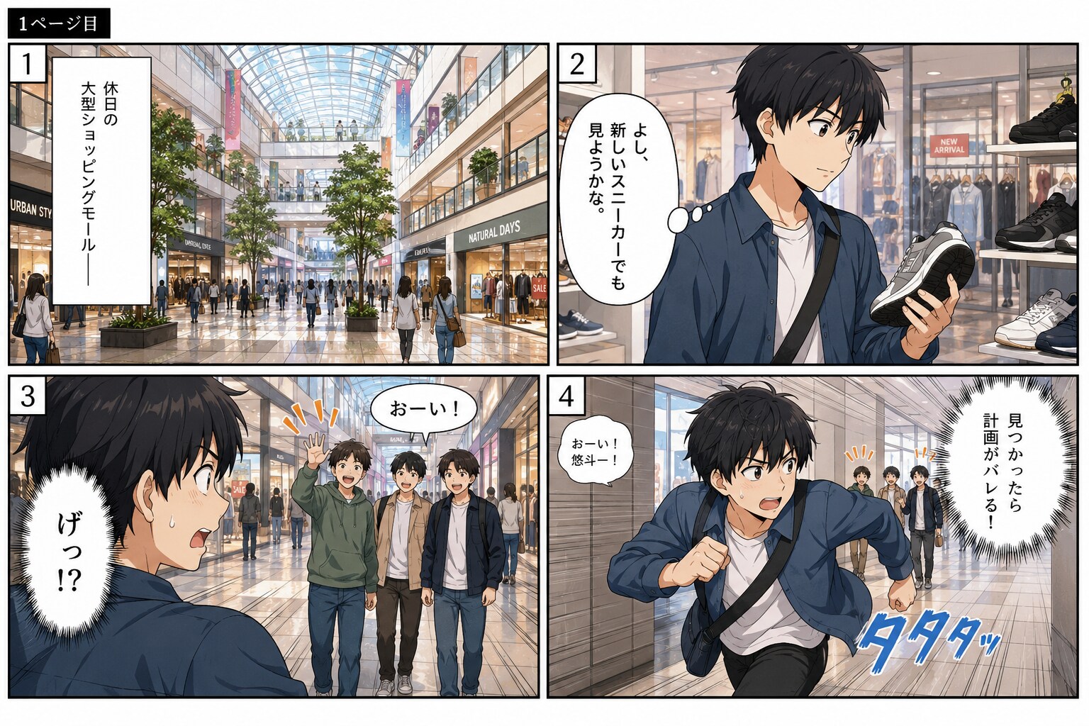 交換・変身【ショッピングモール編】 | の人気AIイラスト・グラビア