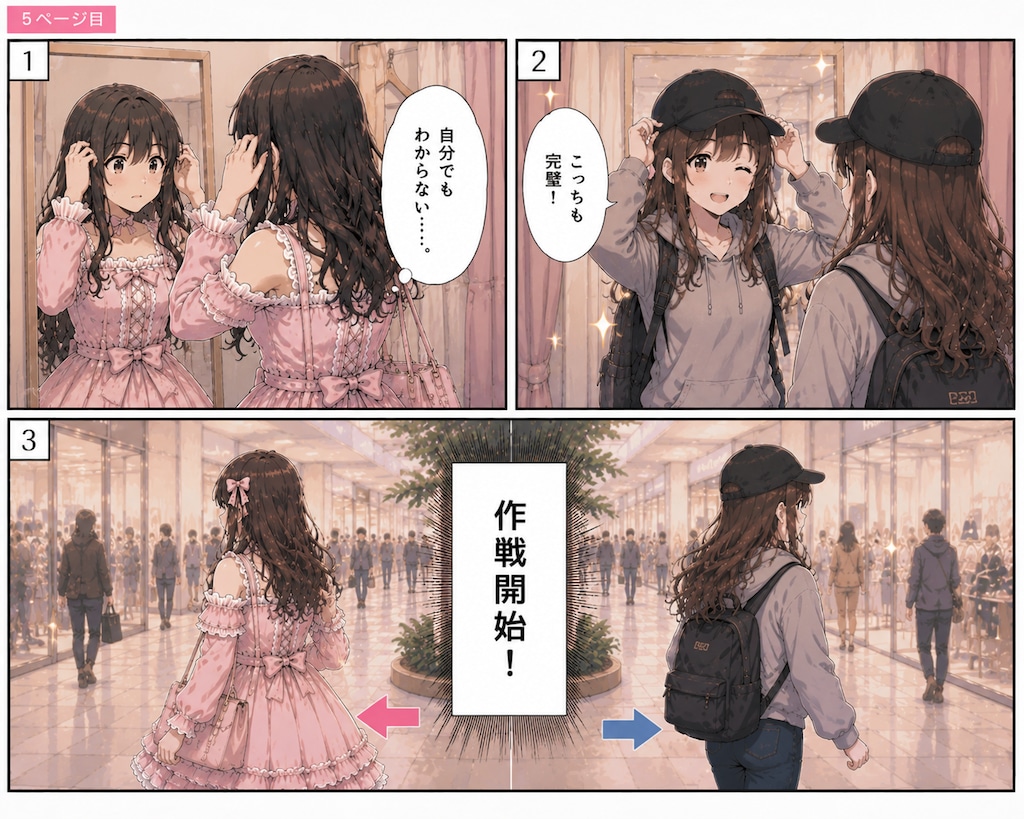 交換・変身【ショッピングモール編】