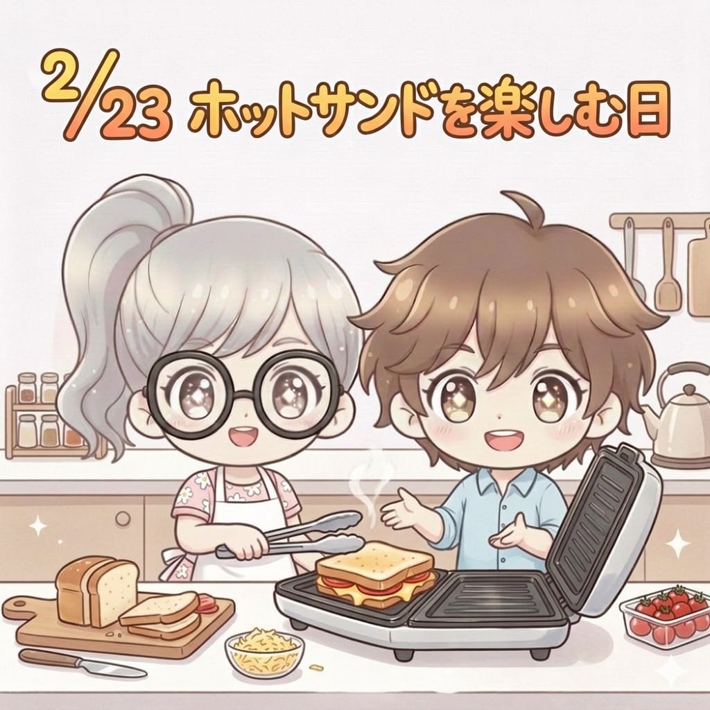 今日は「ホットサンドを楽しむ日」