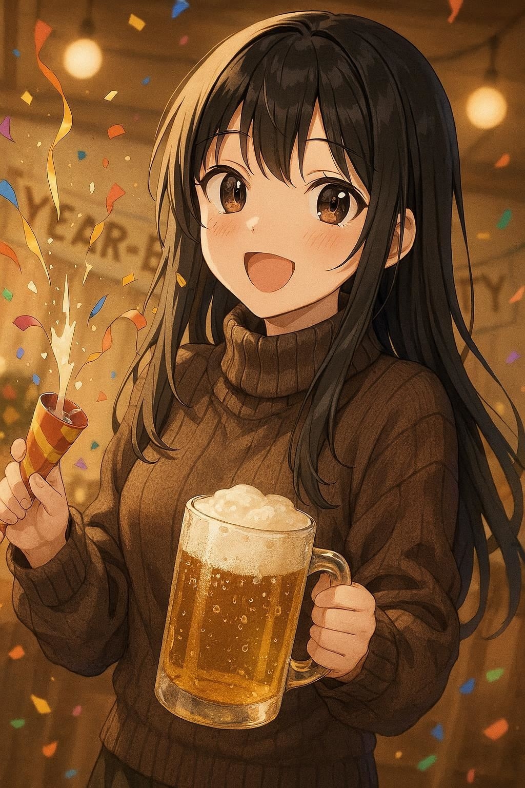 年末の乾杯はしゅわしゅわで