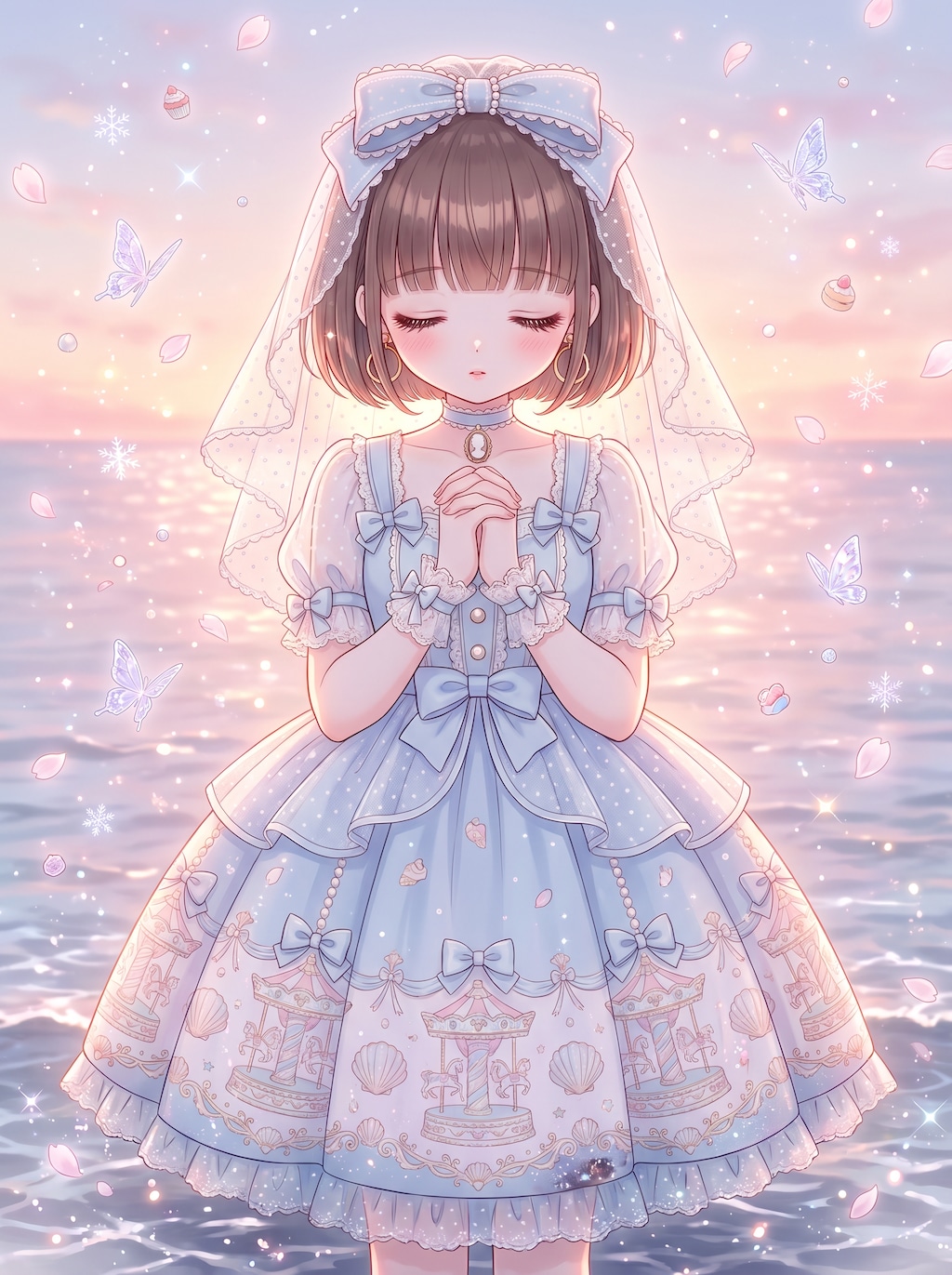 潮騒に祈る少女