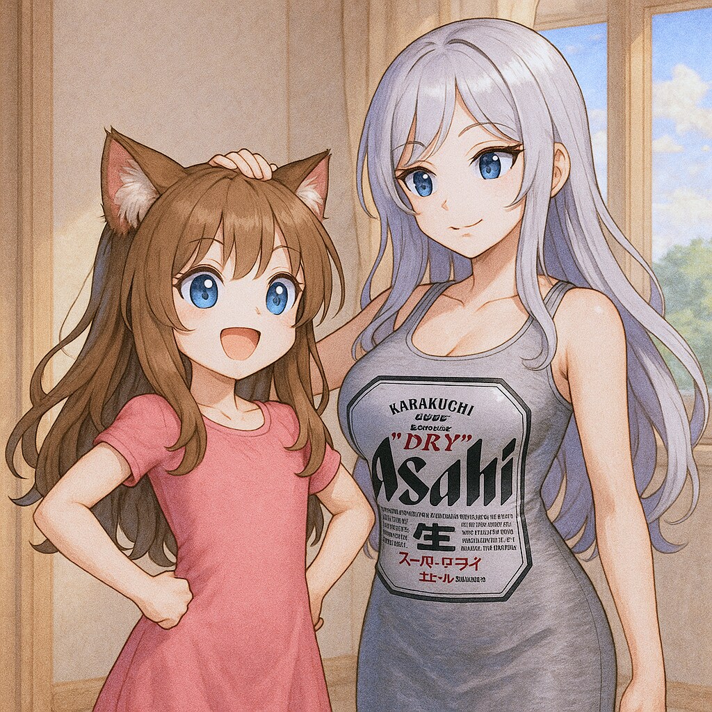 自慢気な小さな女の子