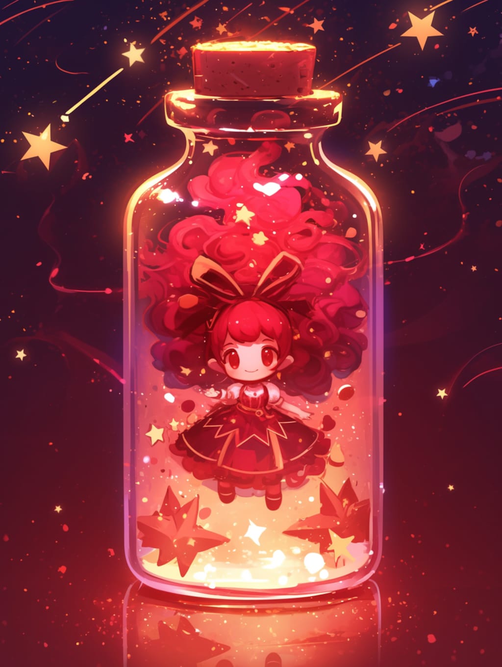 「瓶詰の少女」紅95
