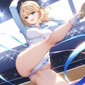 金髪新体操美少女 2枚目