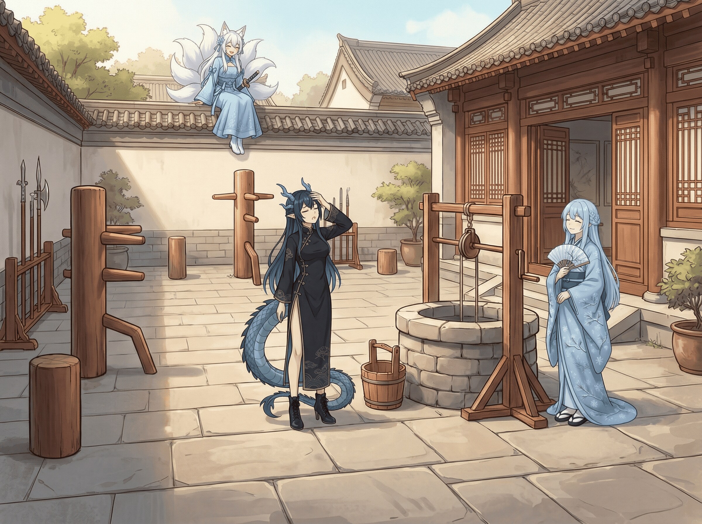 壁を駆け巡る友達だ！ | の人気AIイラスト・グラビア