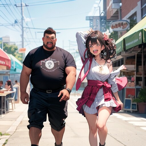 街で見かけそうな人達