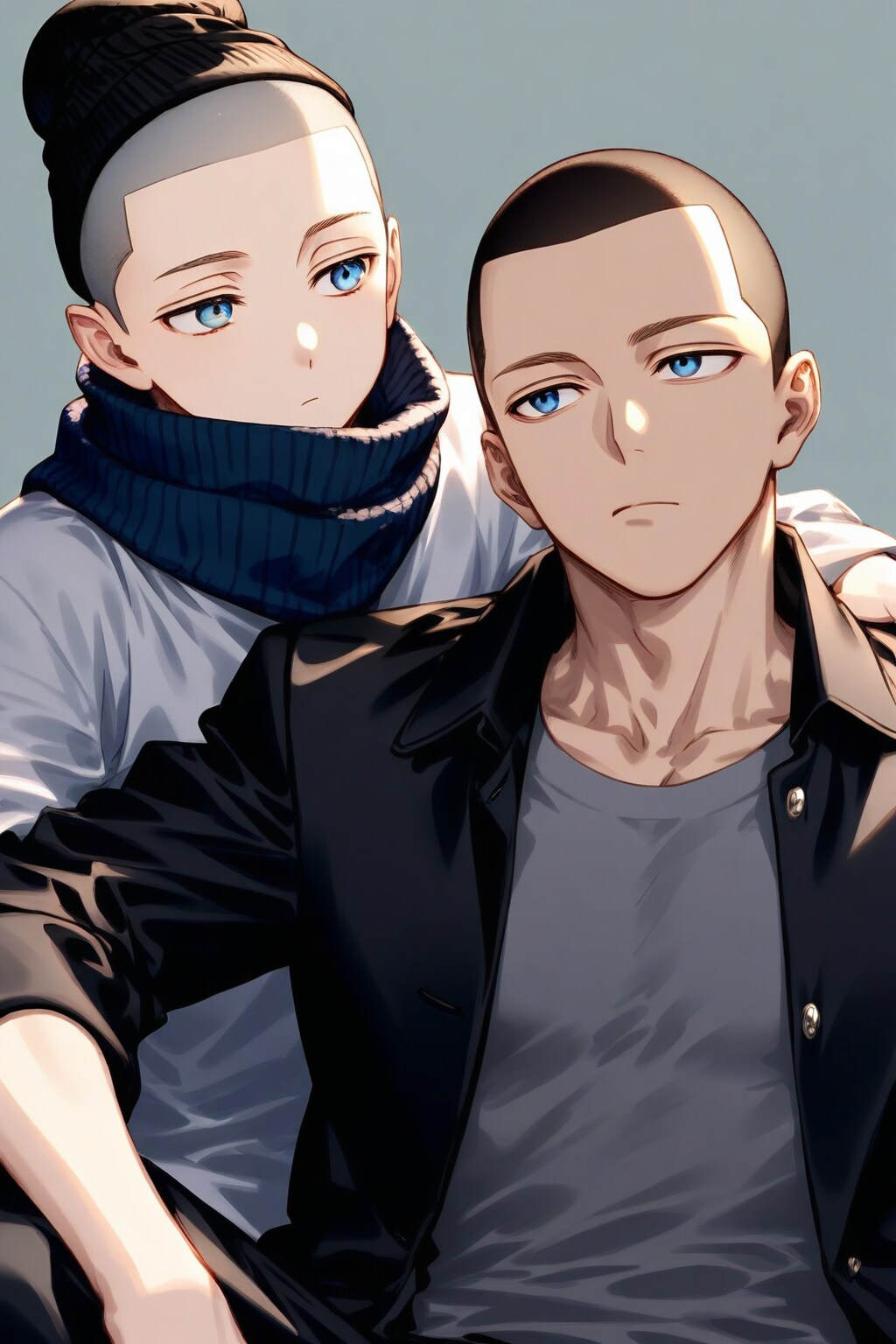 帽子の男性