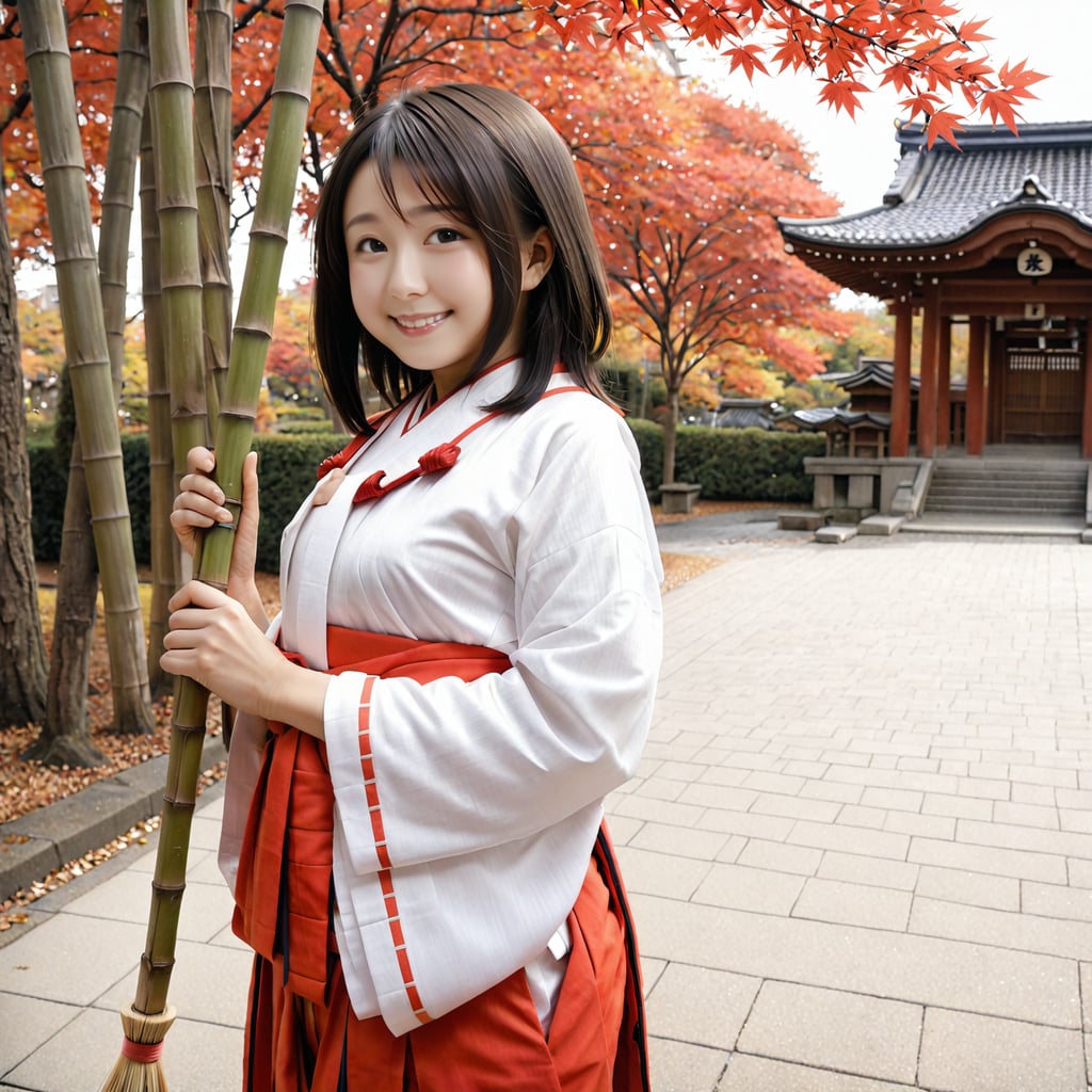 今日は巫女さんです