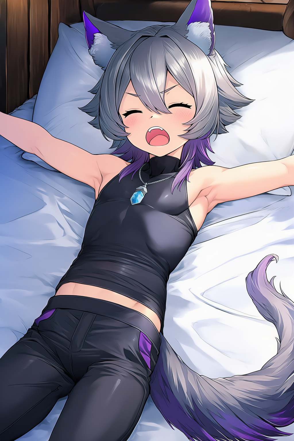 🌕『NovelAI』ウルフ少年のルーナくん 🐺