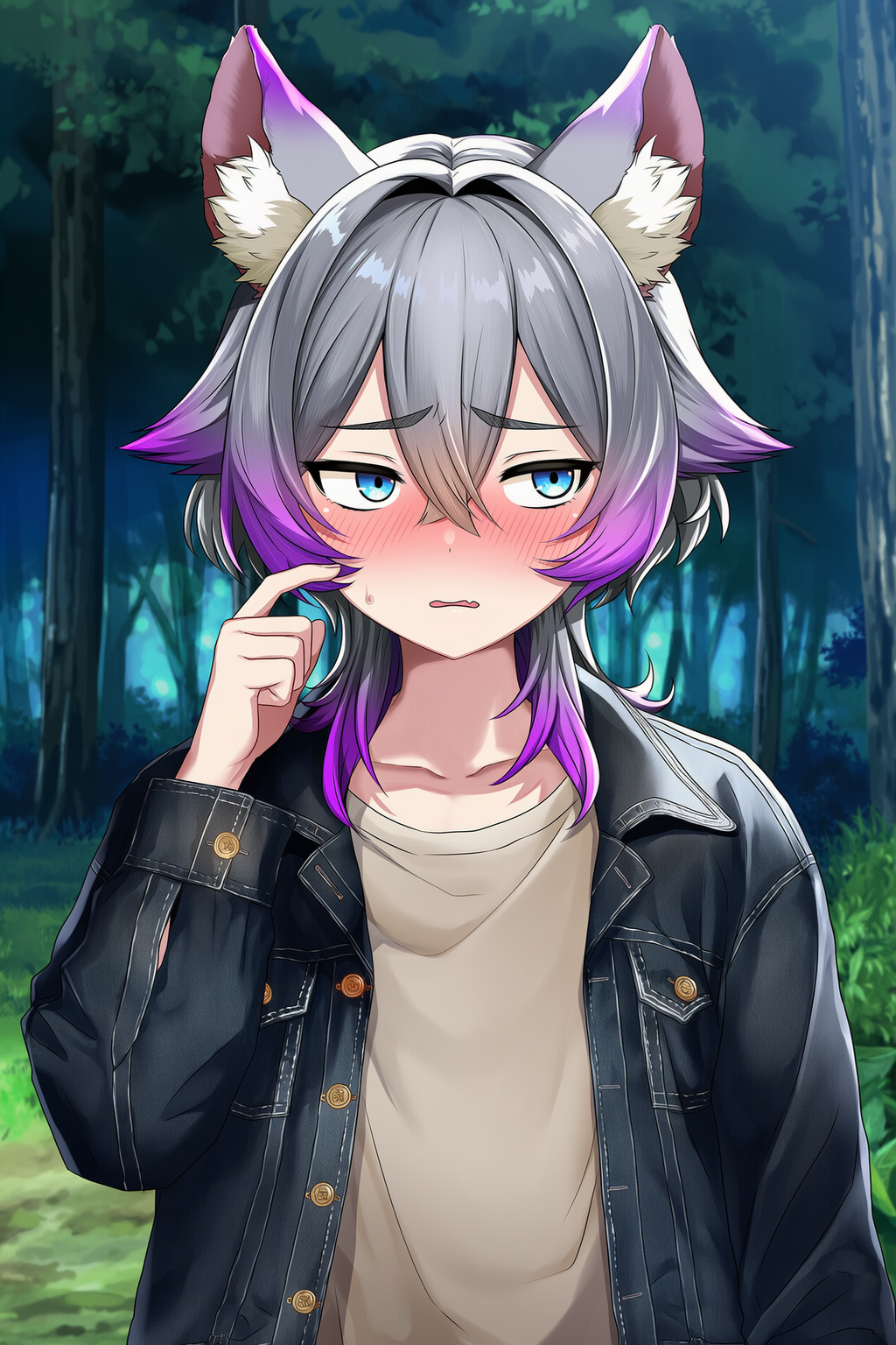 🌕『NovelAI』ウルフ少年のルーナくん 🐺