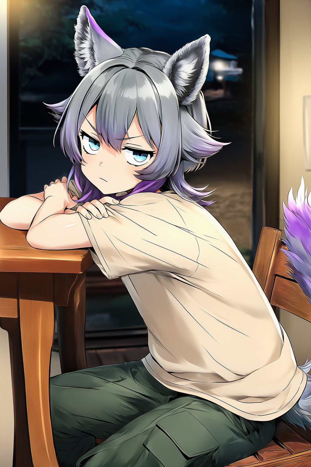 🌕『NovelAI』ウルフ少年のルーナくん 🐺
