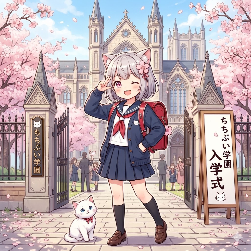 ちちぷい学園入学式２ | の人気AIイラスト・グラビア