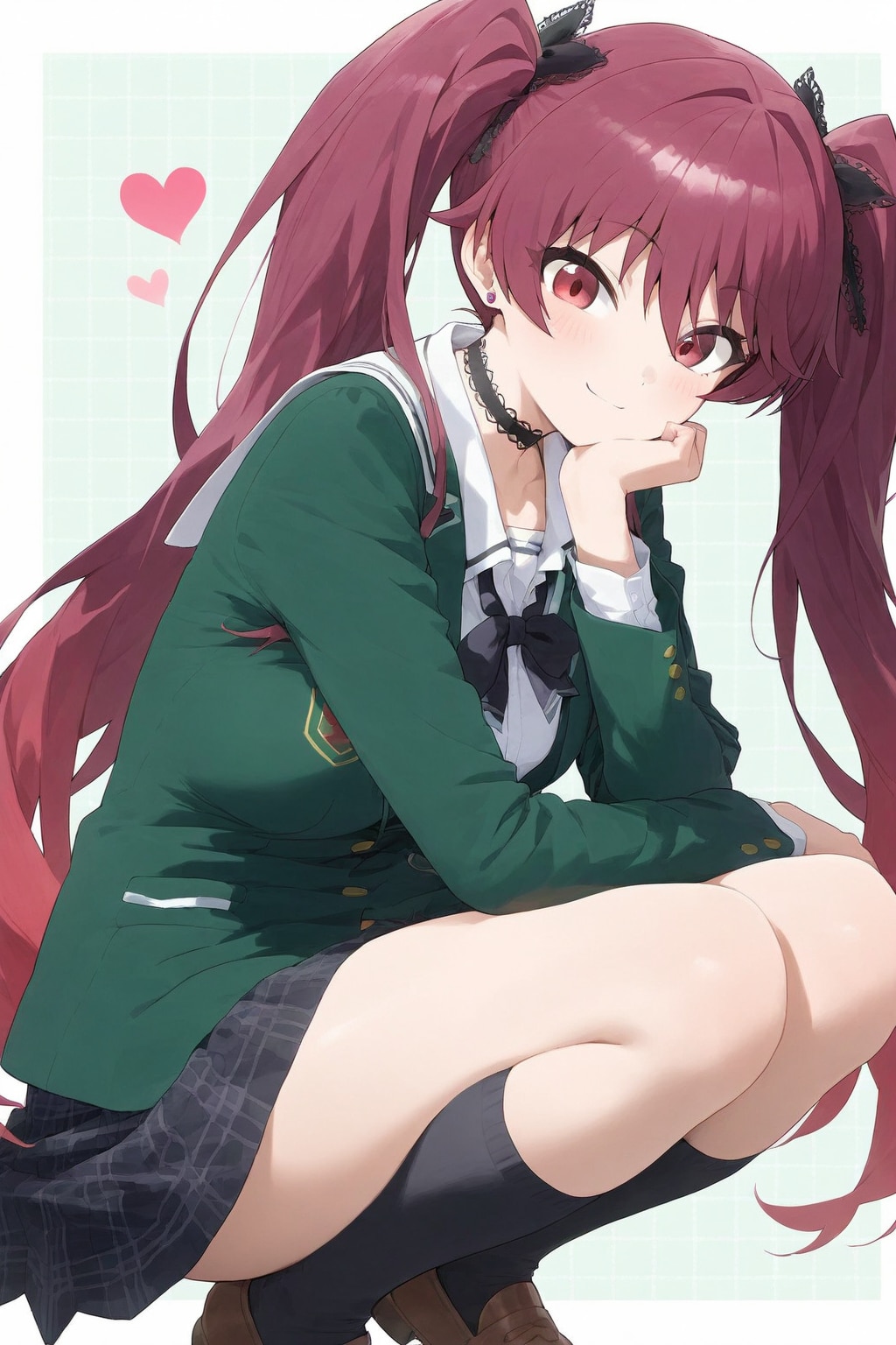 ゆる地雷系ツインテール【MESSちゃん制服Edition】