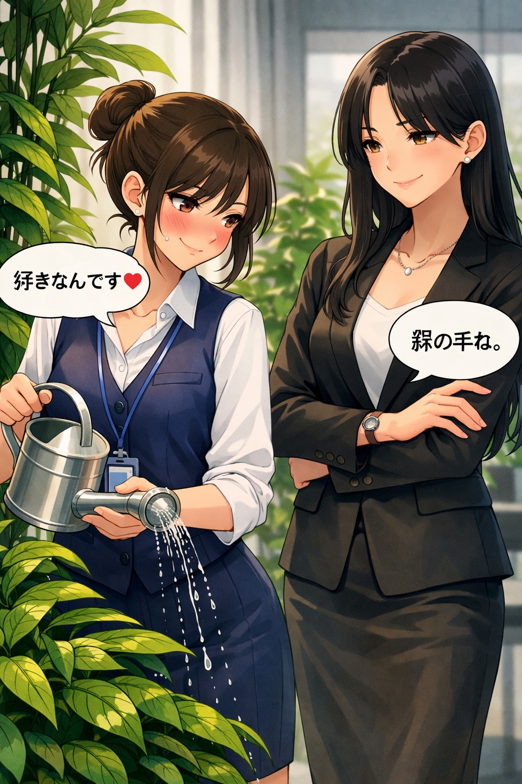 オフィスの観葉植物。（植物学の日　02）