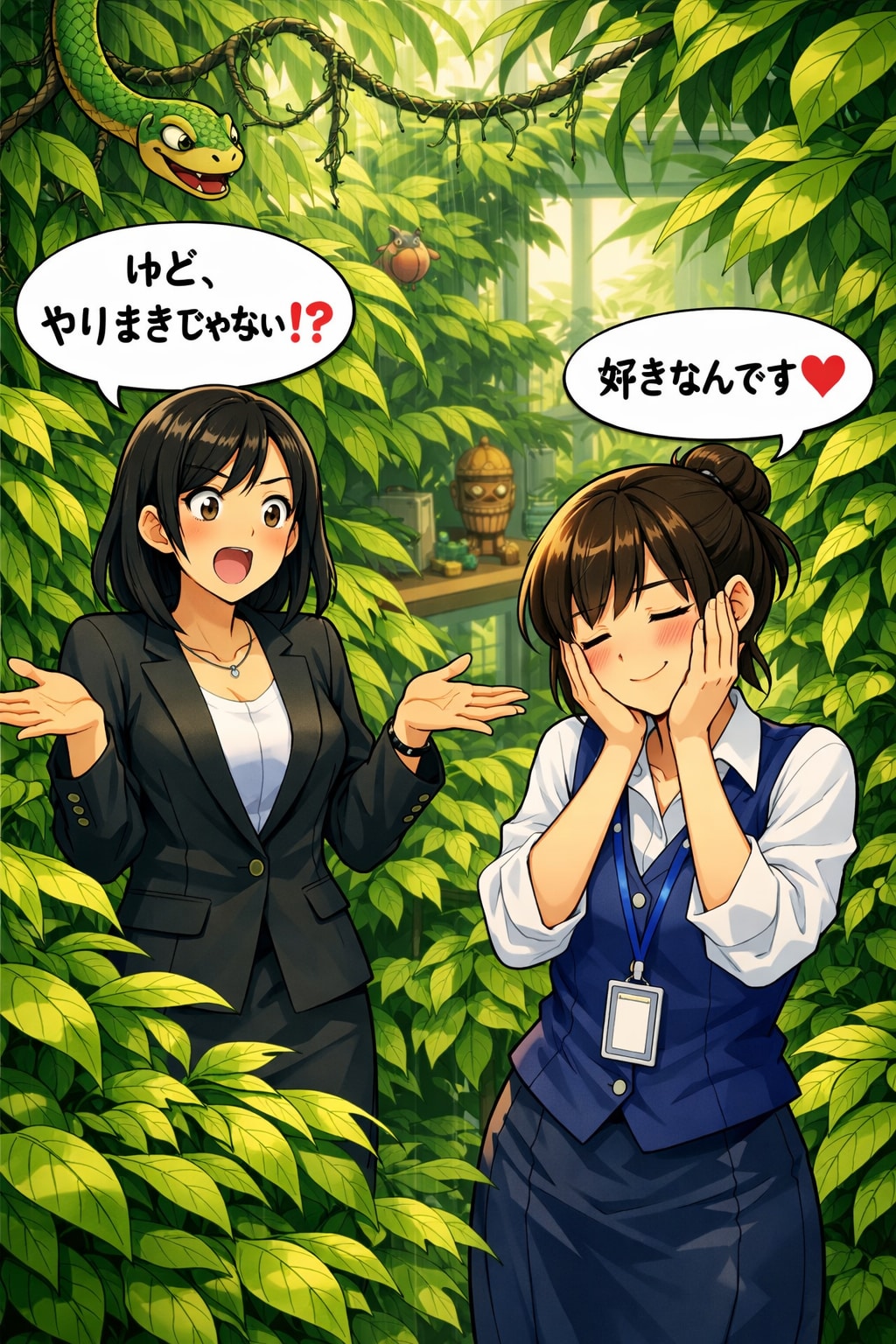 オフィスの観葉植物。（植物学の日　02）