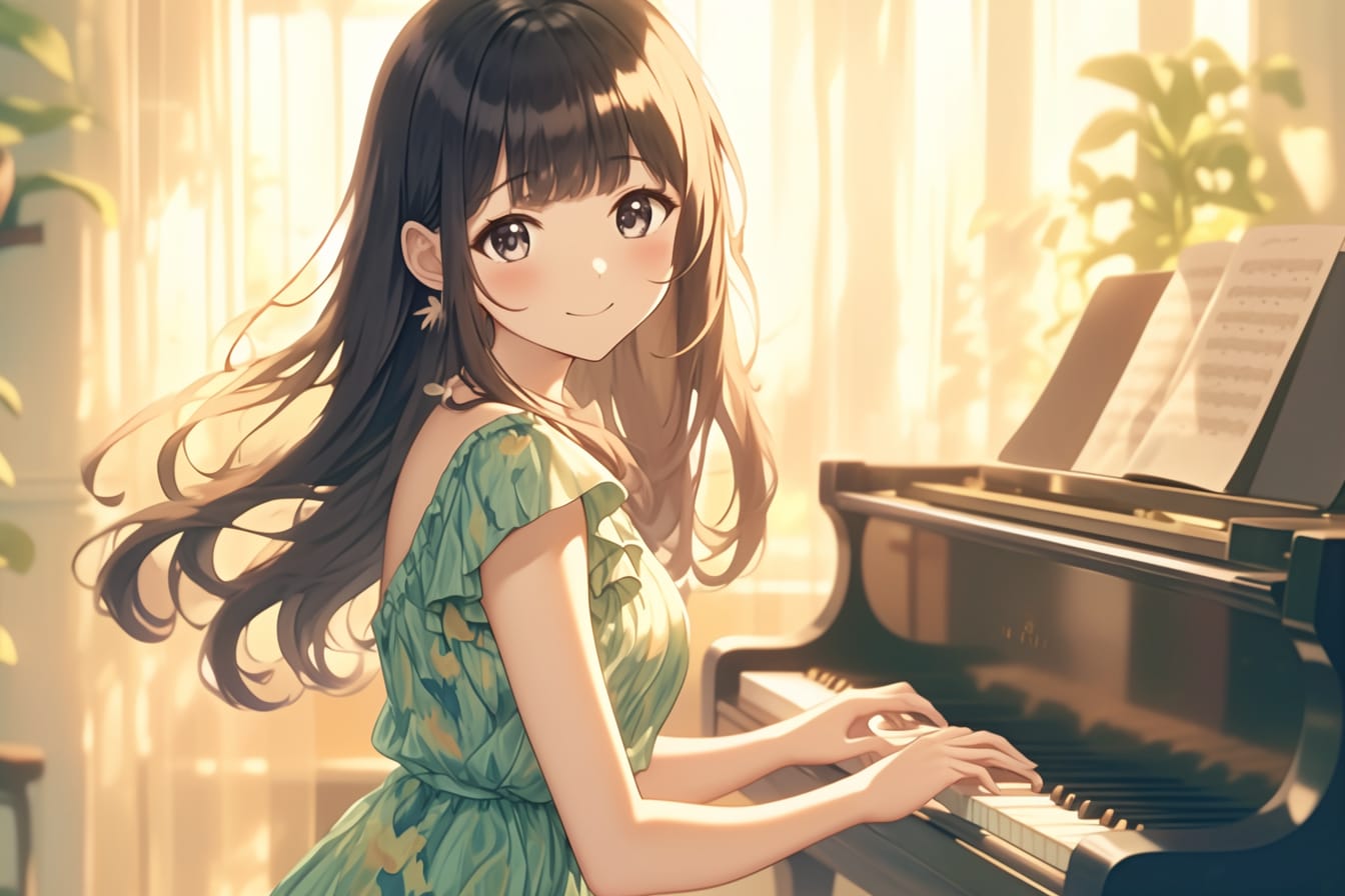 ピアノ少女🎹✨09