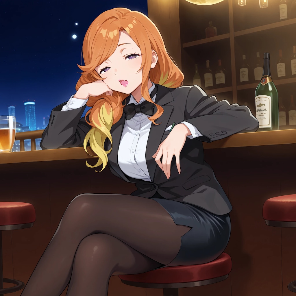 今夜お疲れ様でした！ ...バーメイドさん？！