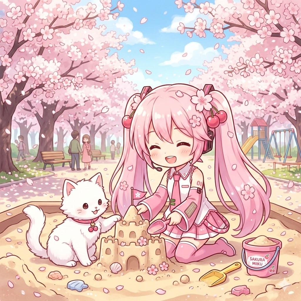 桜ミクガーリー | の人気AIイラスト・グラビア