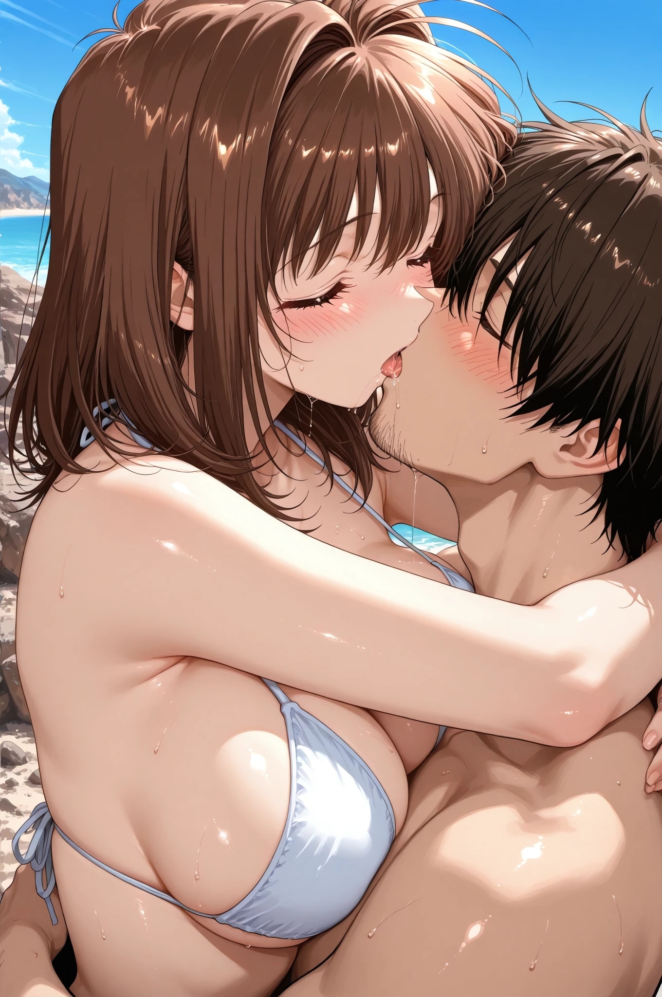 L〇VERS 恋に〇ちたら 河〇理恵（海水浴編）