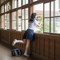 ＪＫ_ねぇ、まだ帰らないの？　うん、先に帰ってていいよ、バイバイ♪ 5枚目