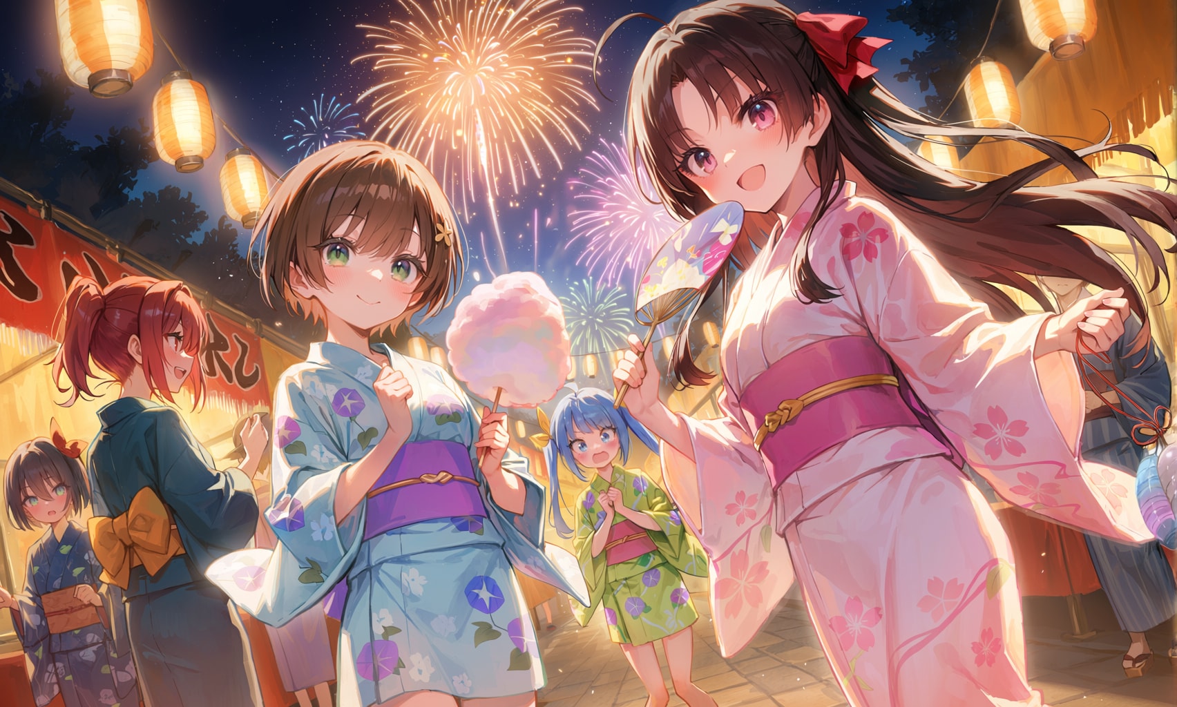 お祭りだね！