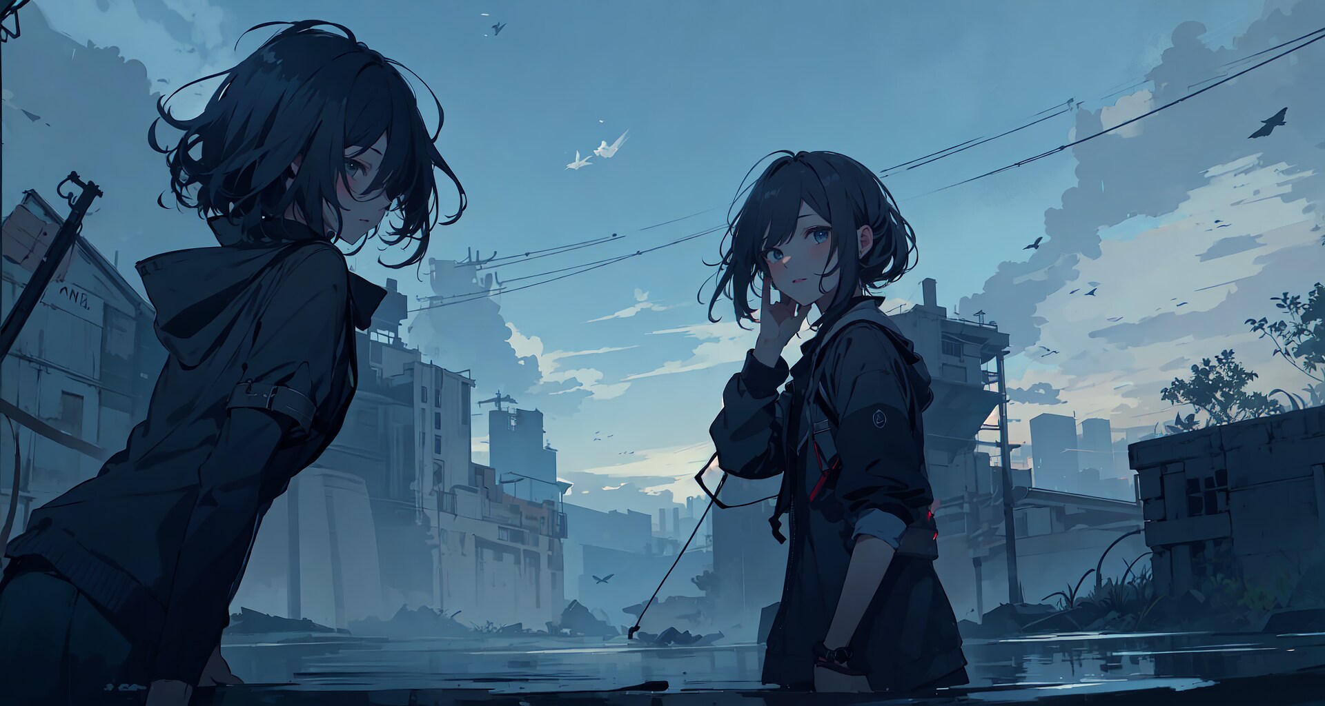 midnight blue | の人気AIイラスト・グラビア