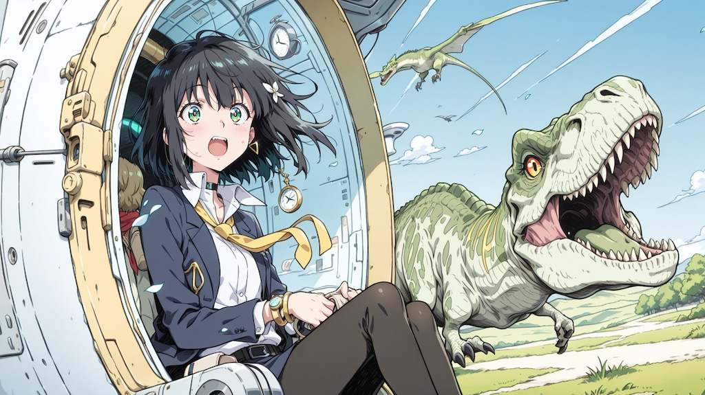 恐竜時代に出張