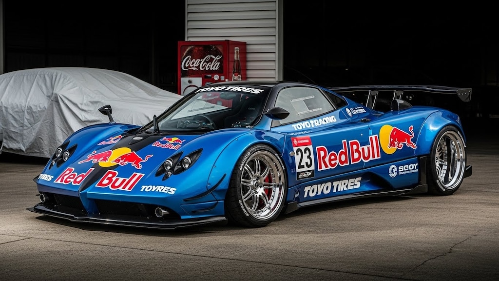 トーヨータイヤレッドブルゾンダのドリ車