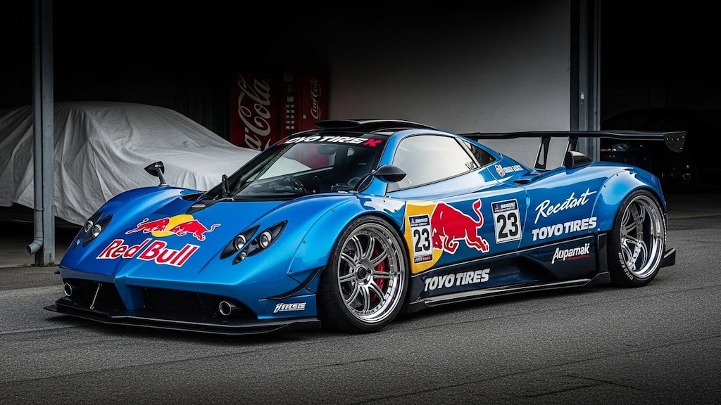 トーヨータイヤレッドブルゾンダのドリ車