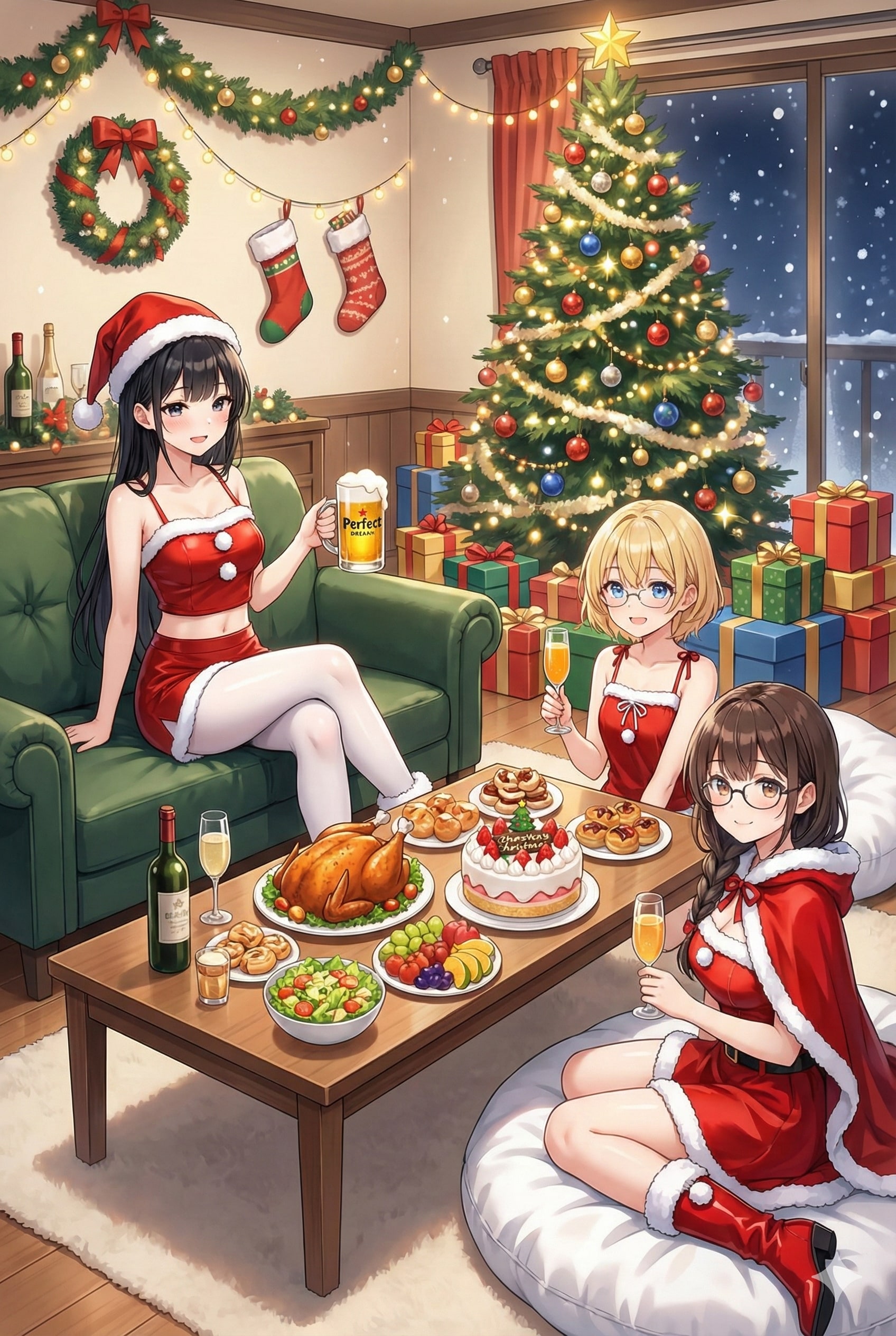 うちの子Xmas | の人気AIイラスト・グラビア