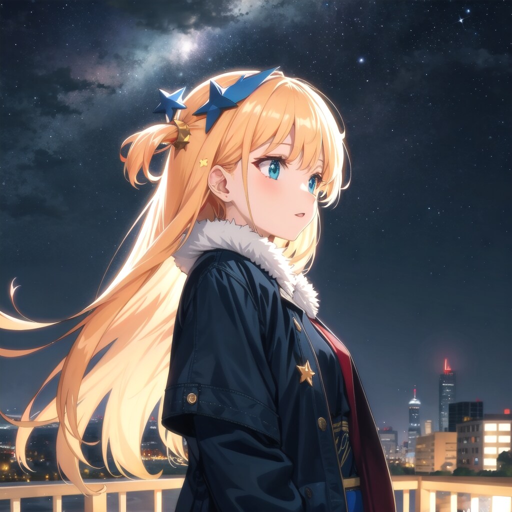 夜の空 | の人気AIイラスト・グラビア