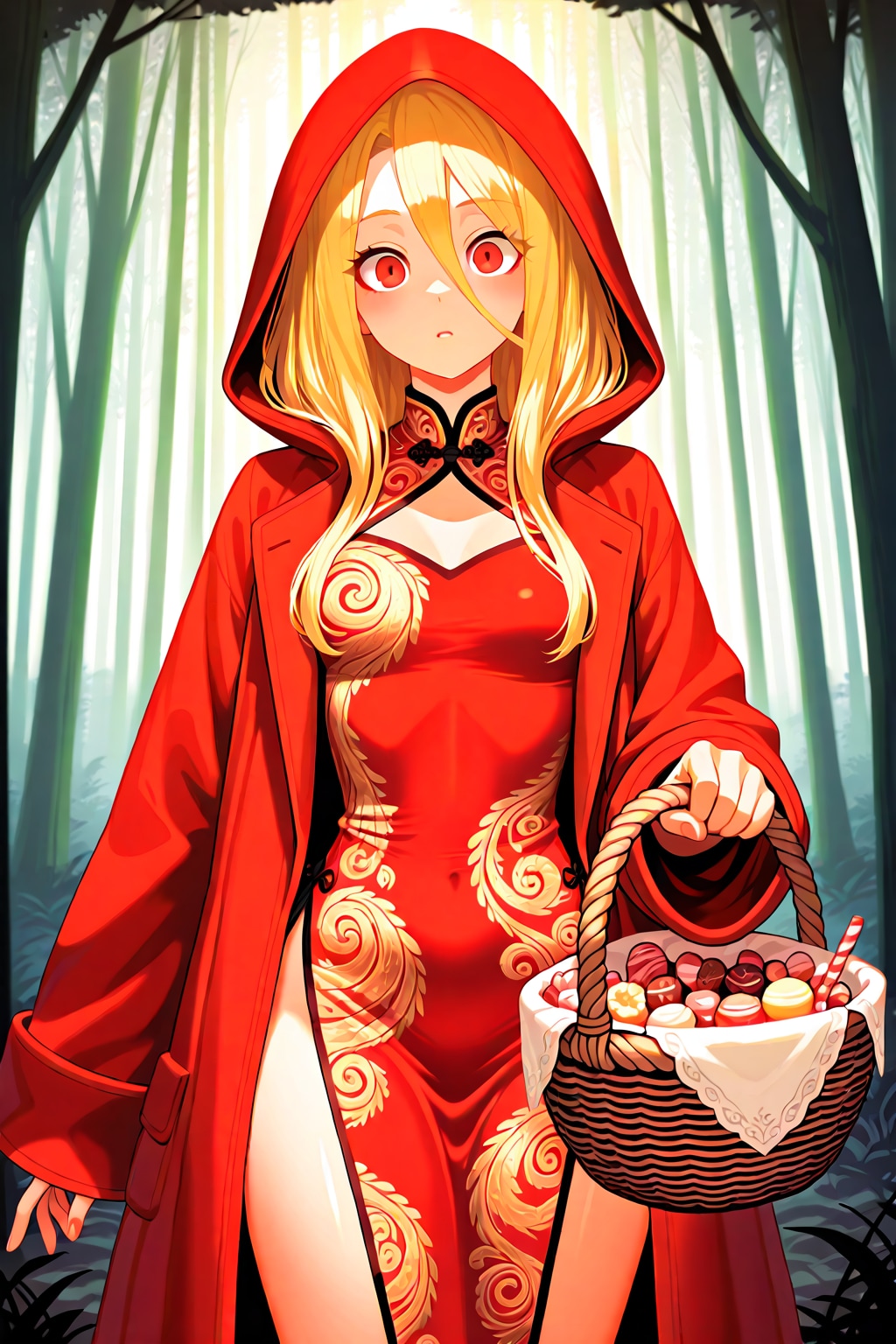 赤ずきん　どうしてお婆さんのお口は大きいの？