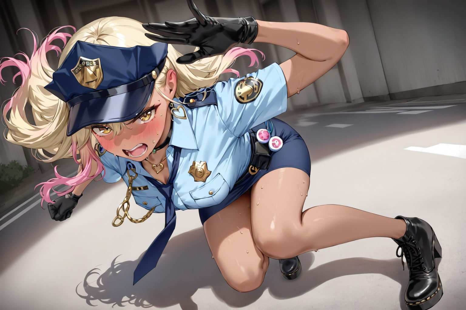 出動！ギャルポリス | の人気AIイラスト・グラビア
