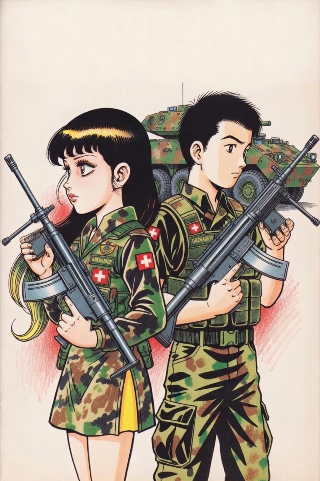 市街戦　UNDER THE　GUN　昭和レトロ80S