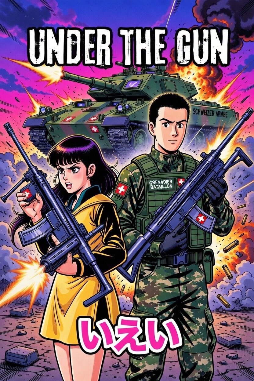 市街戦　UNDER THE　GUN　昭和レトロ80S | の人気AIイラスト・グラビア
