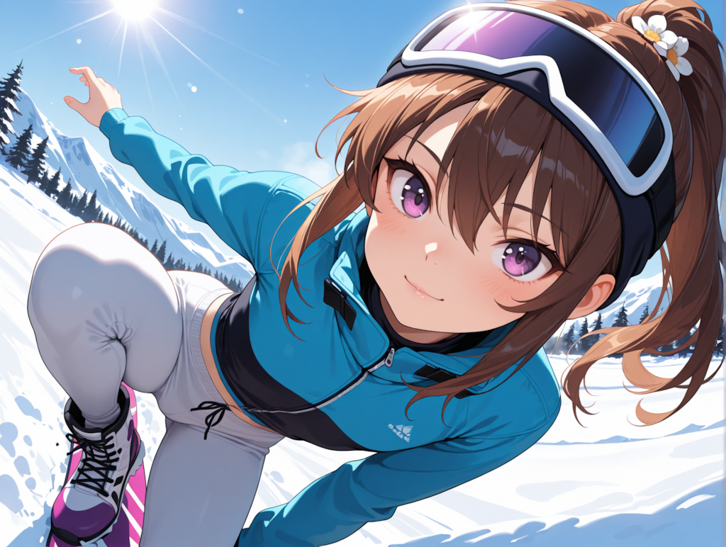 りおんをスノボに連れてって