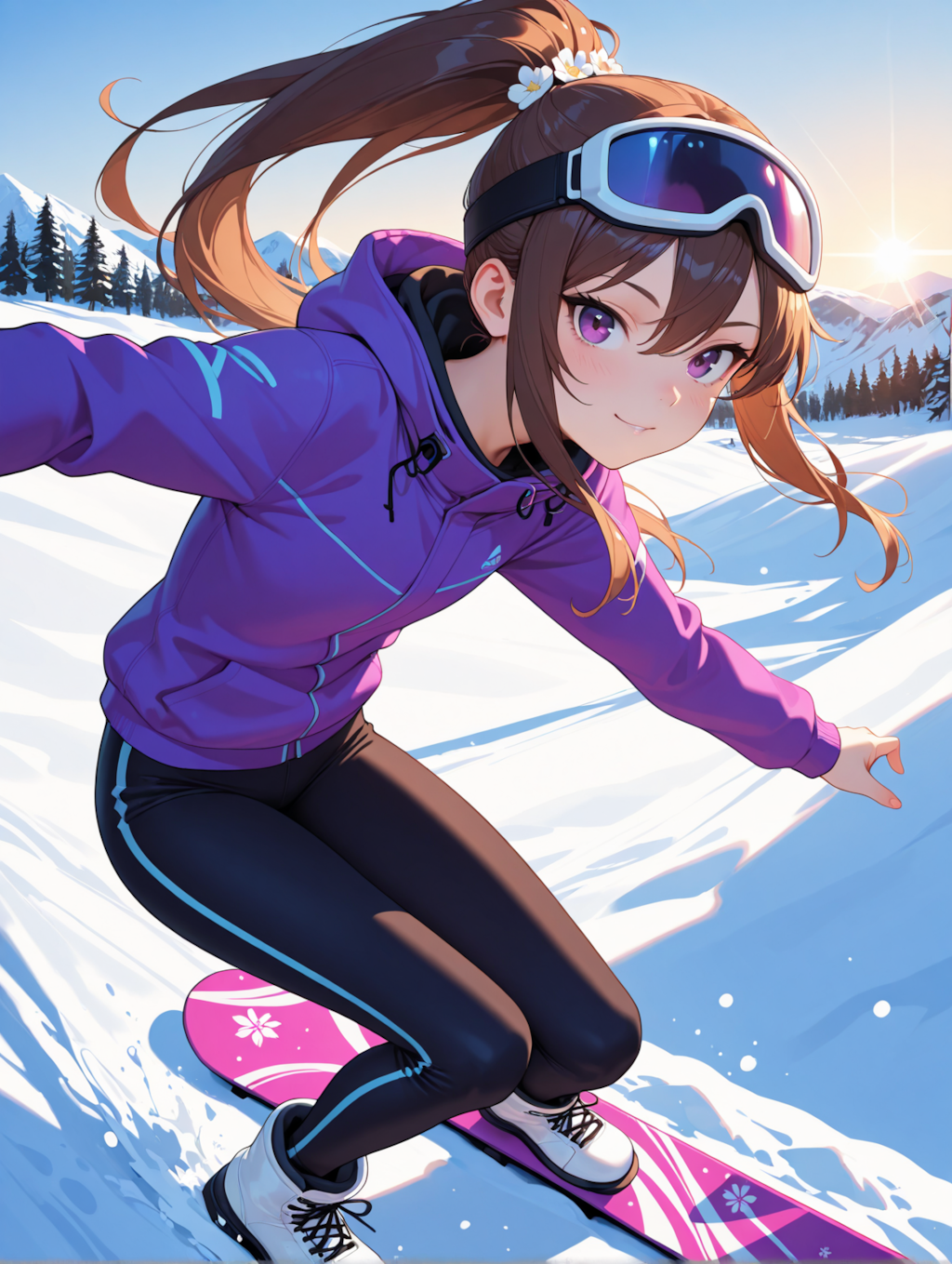 りおんをスノボに連れてって