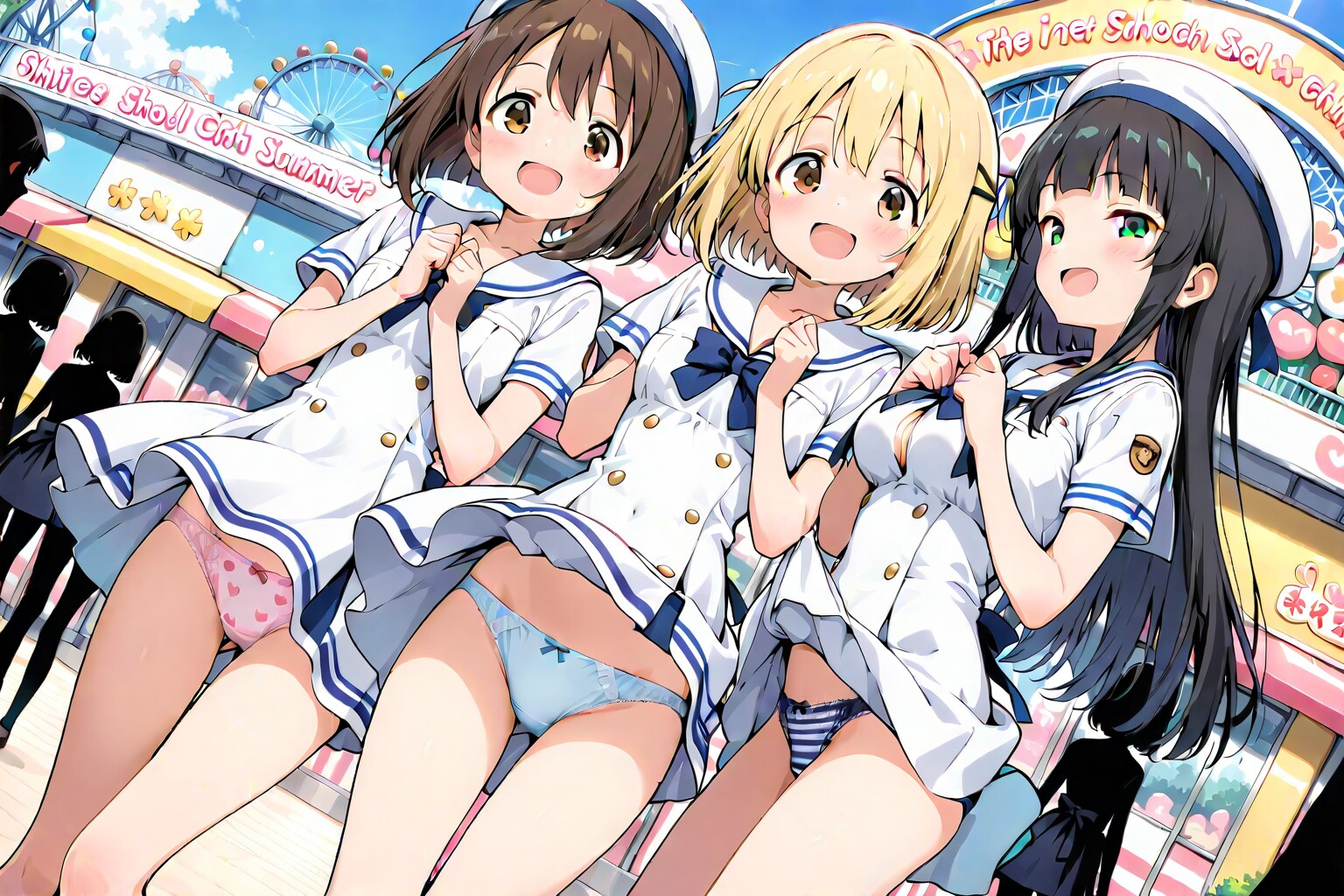 遊園地でふわり