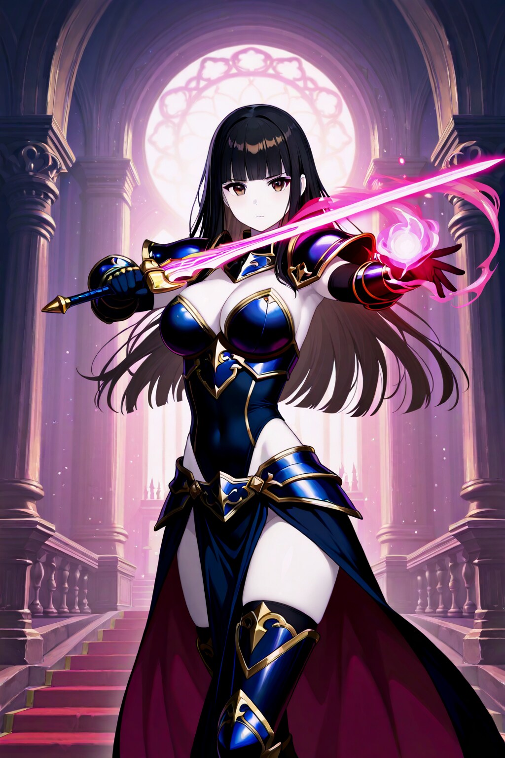黒い魔法騎士アキちゃん