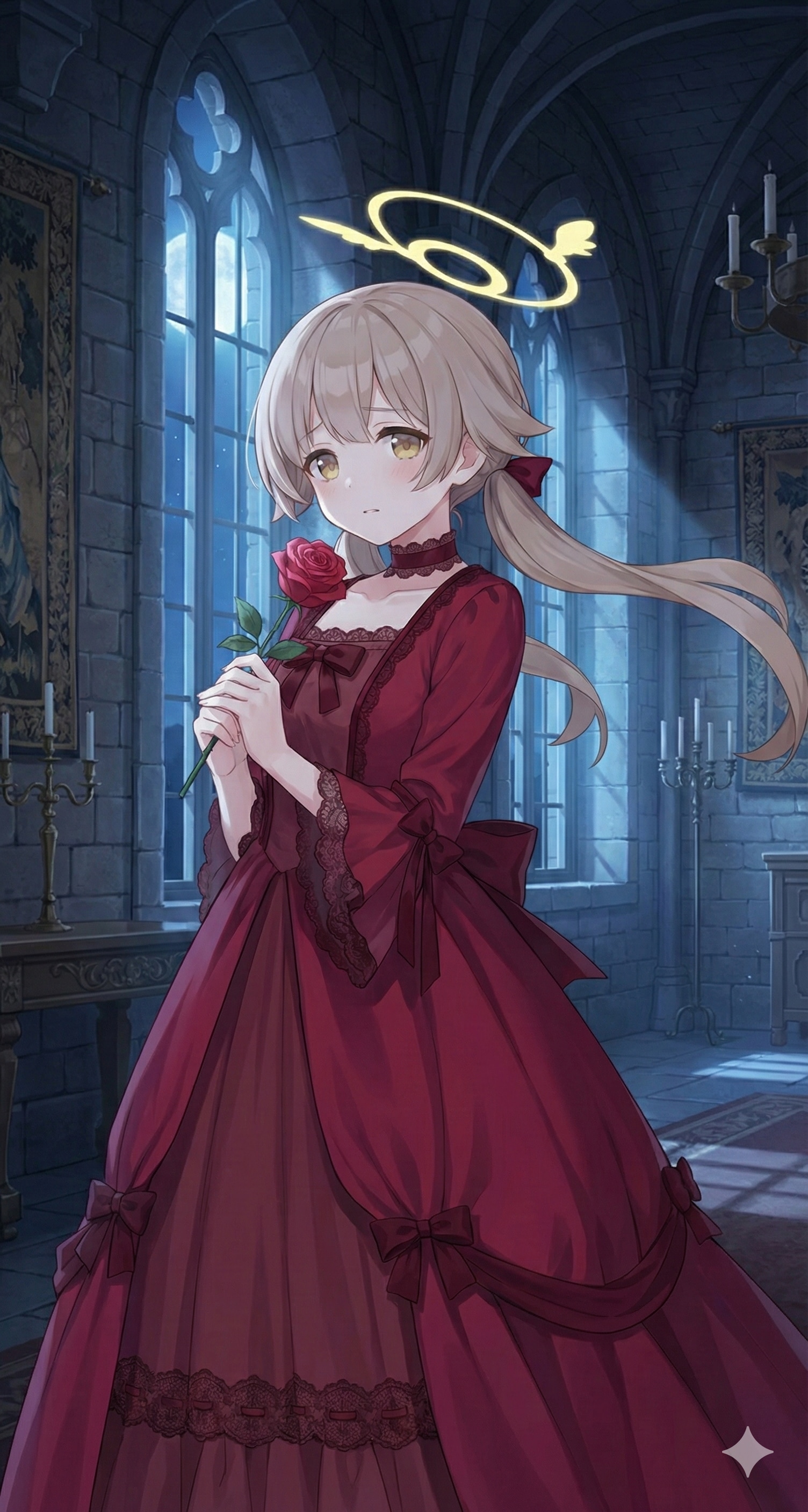 紅のドレス(ヒフミ・ノア・セリナ・ムツキ・セリカ) | の人気AIイラスト・グラビア