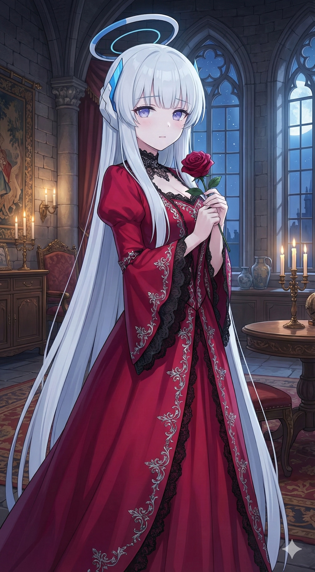 紅のドレス(ヒフミ・ノア・セリナ・ムツキ・セリカ)