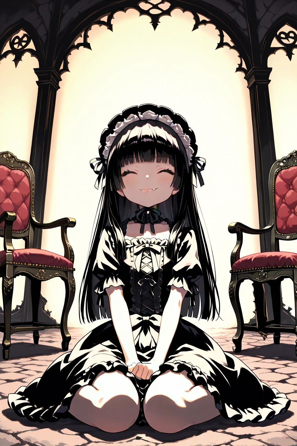 黒ゴス | の人気AIイラスト・グラビア