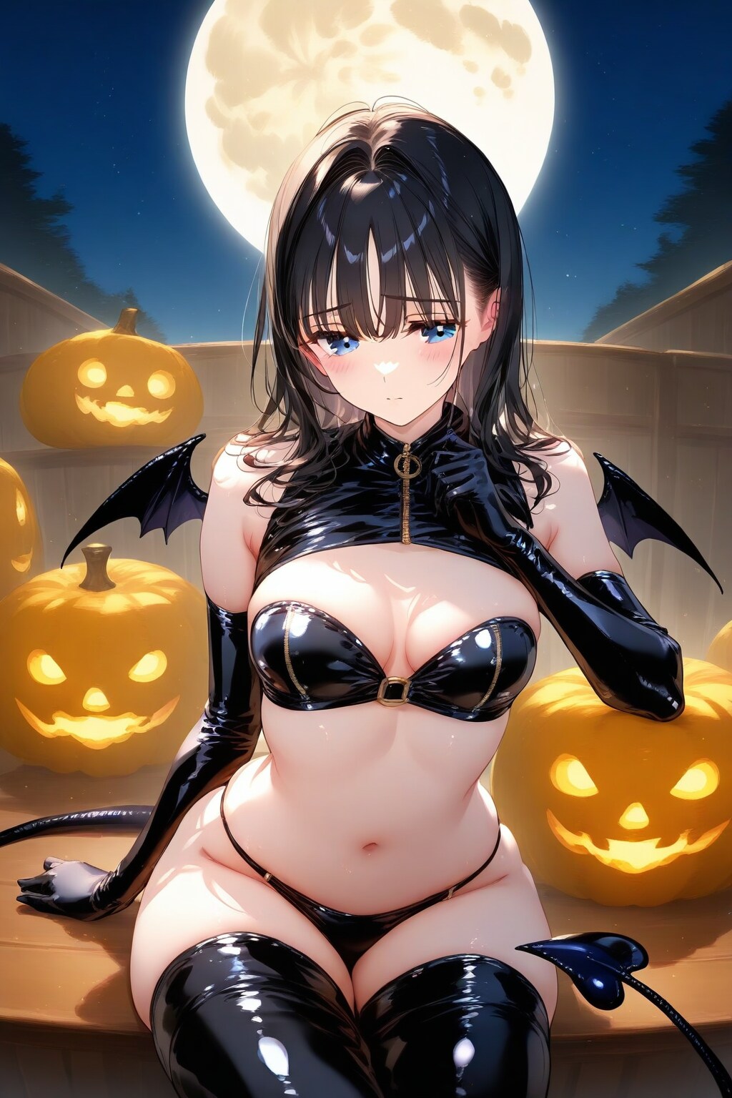 サキュバス衣装の葵さん