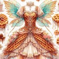 ワッフルのドレス 2枚目
