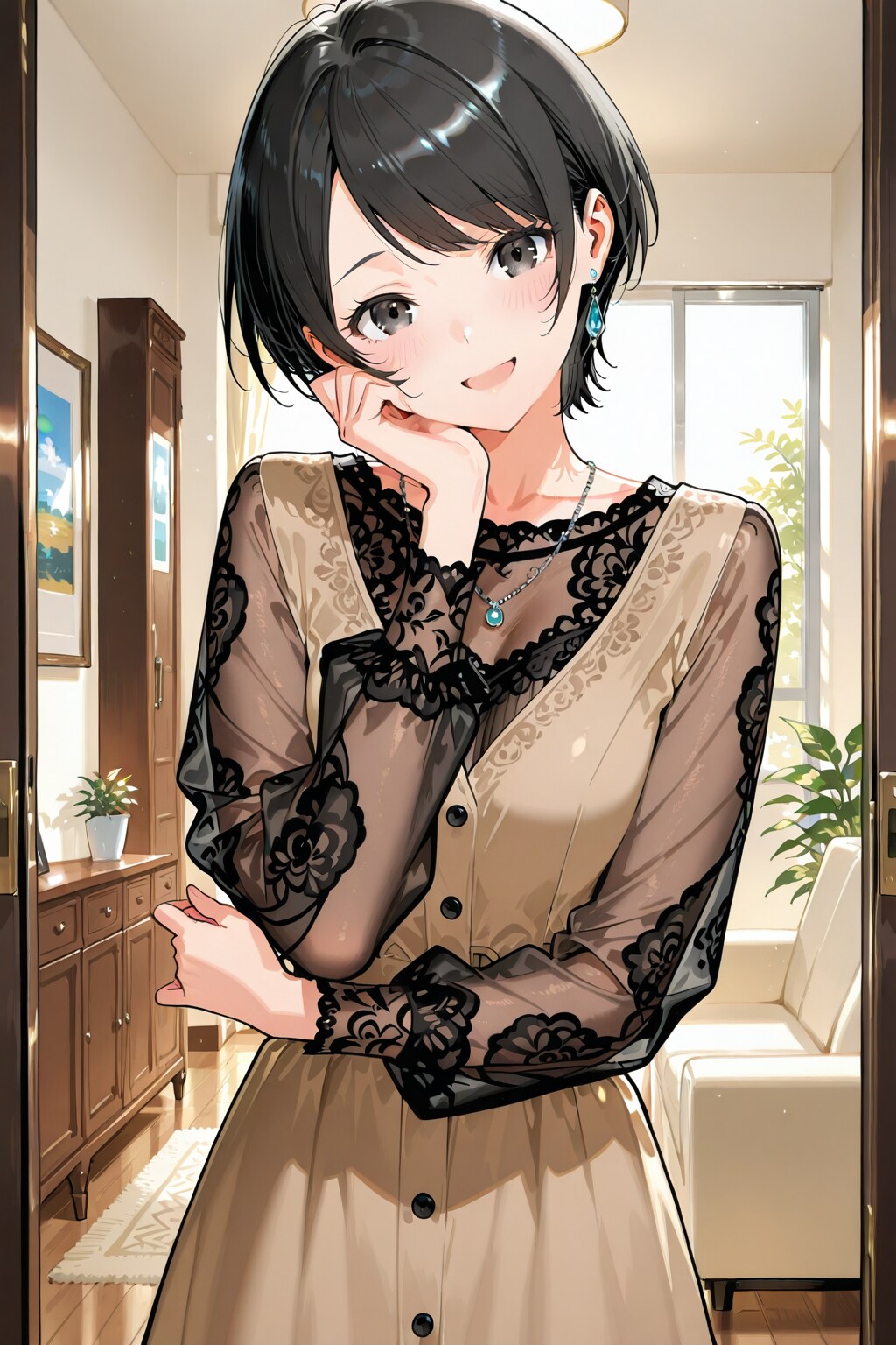 うちの子オリジナル：藍音ちゃん01 | の人気AIイラスト・グラビア