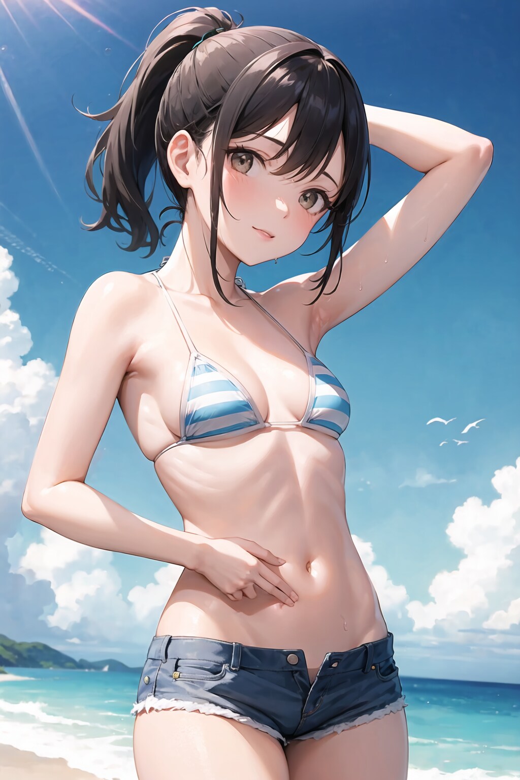 水着の子