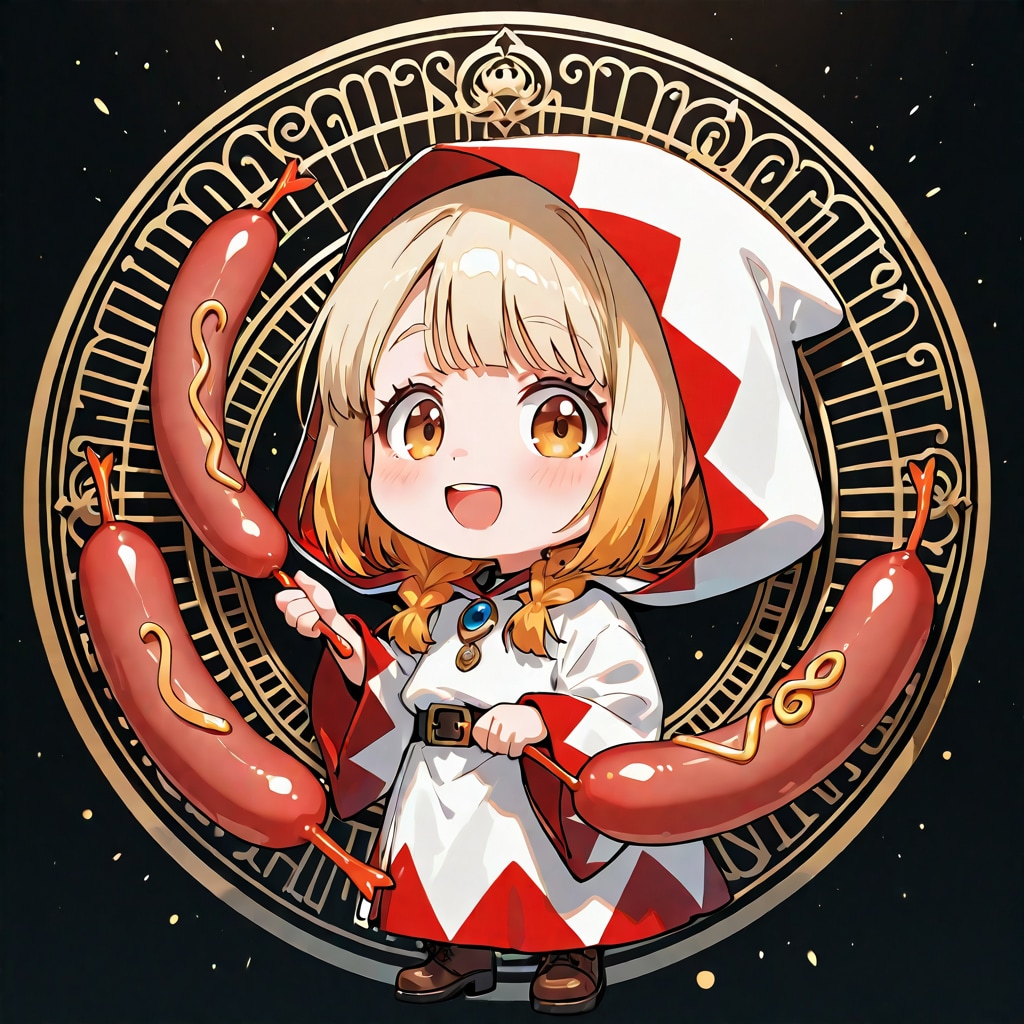 ちび白魔道士とソーセージ