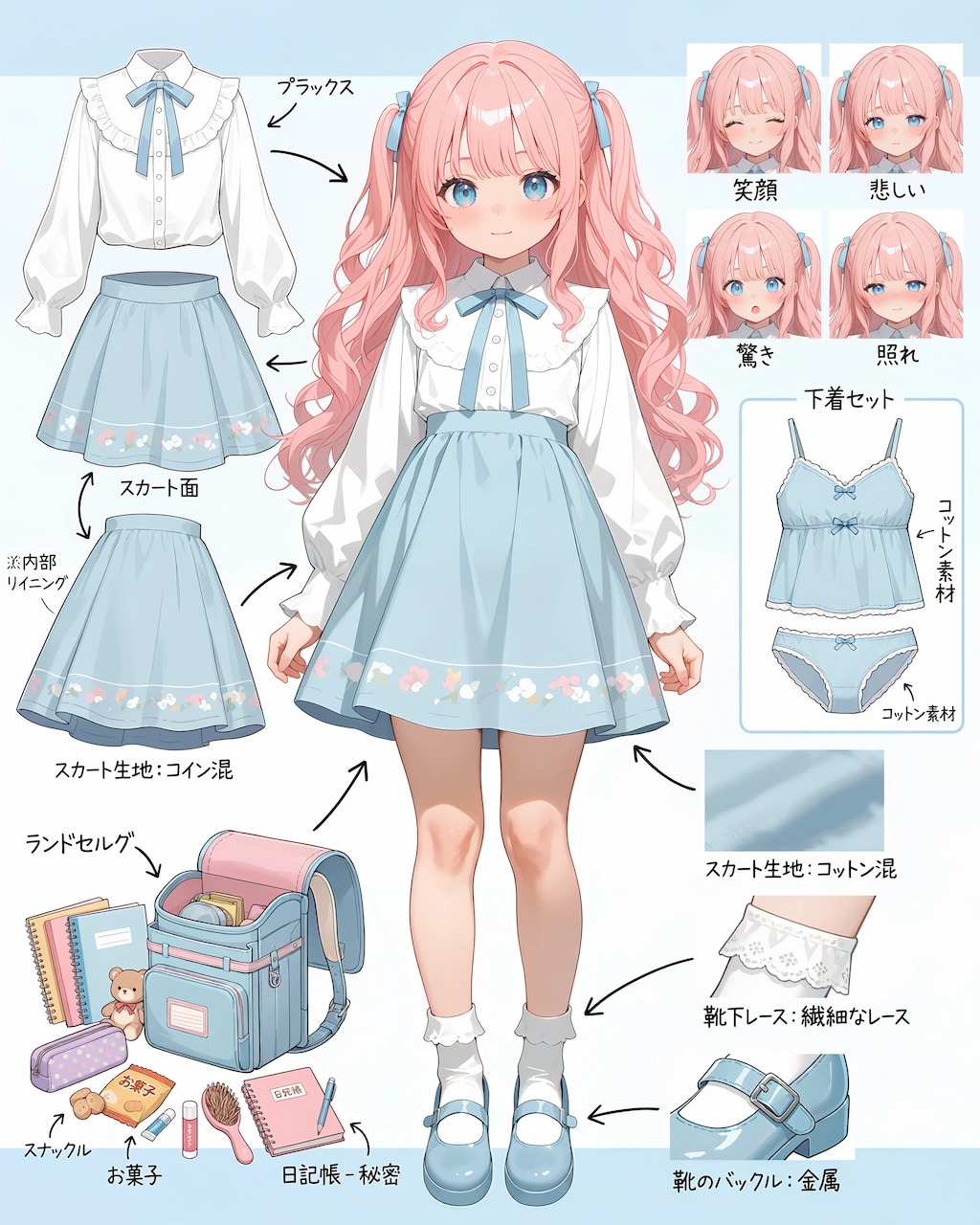 くりすちゃんのキャラシート