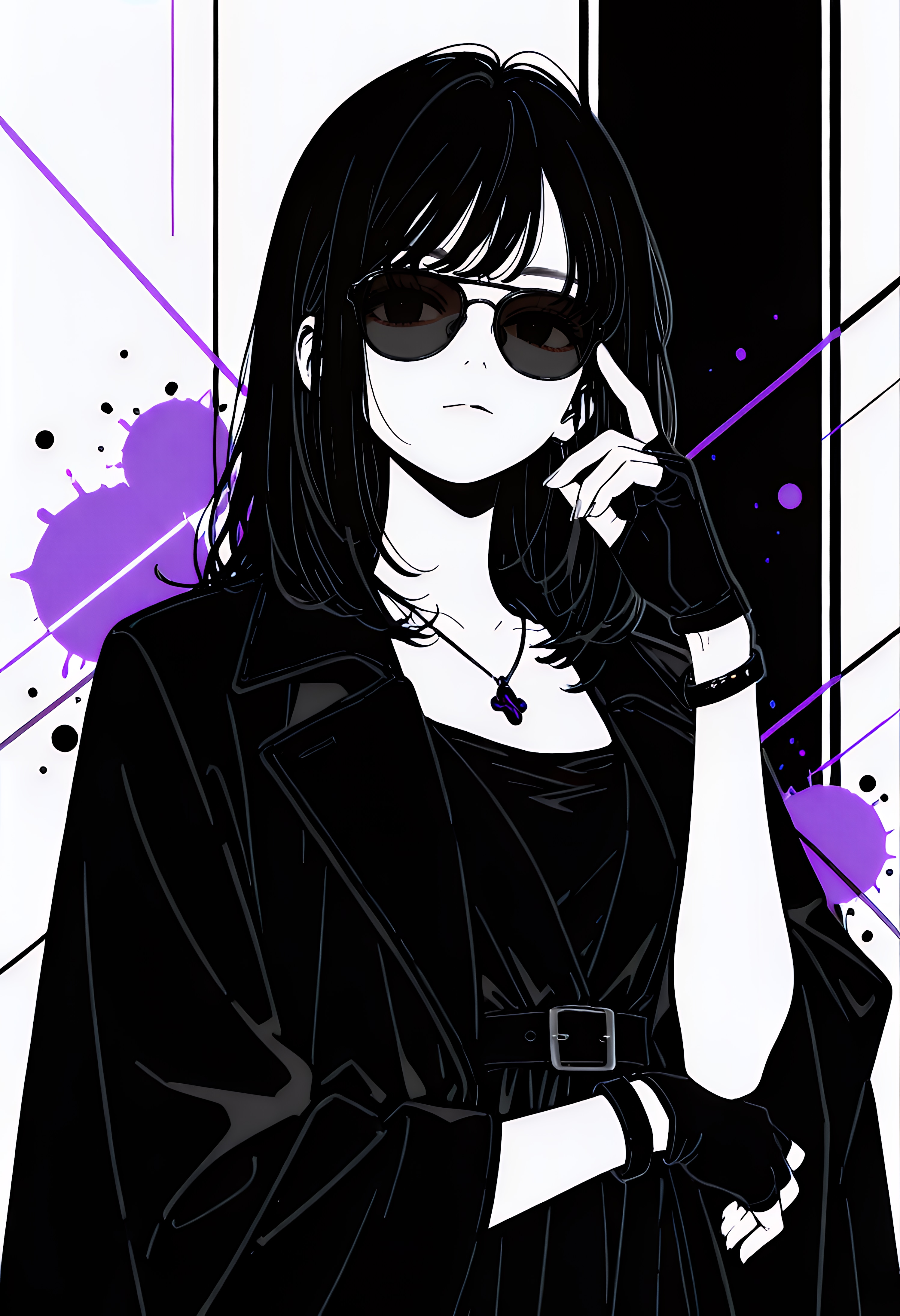 黒い女 | の人気AIイラスト・グラビア