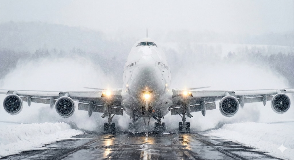 極寒の地へのランディング